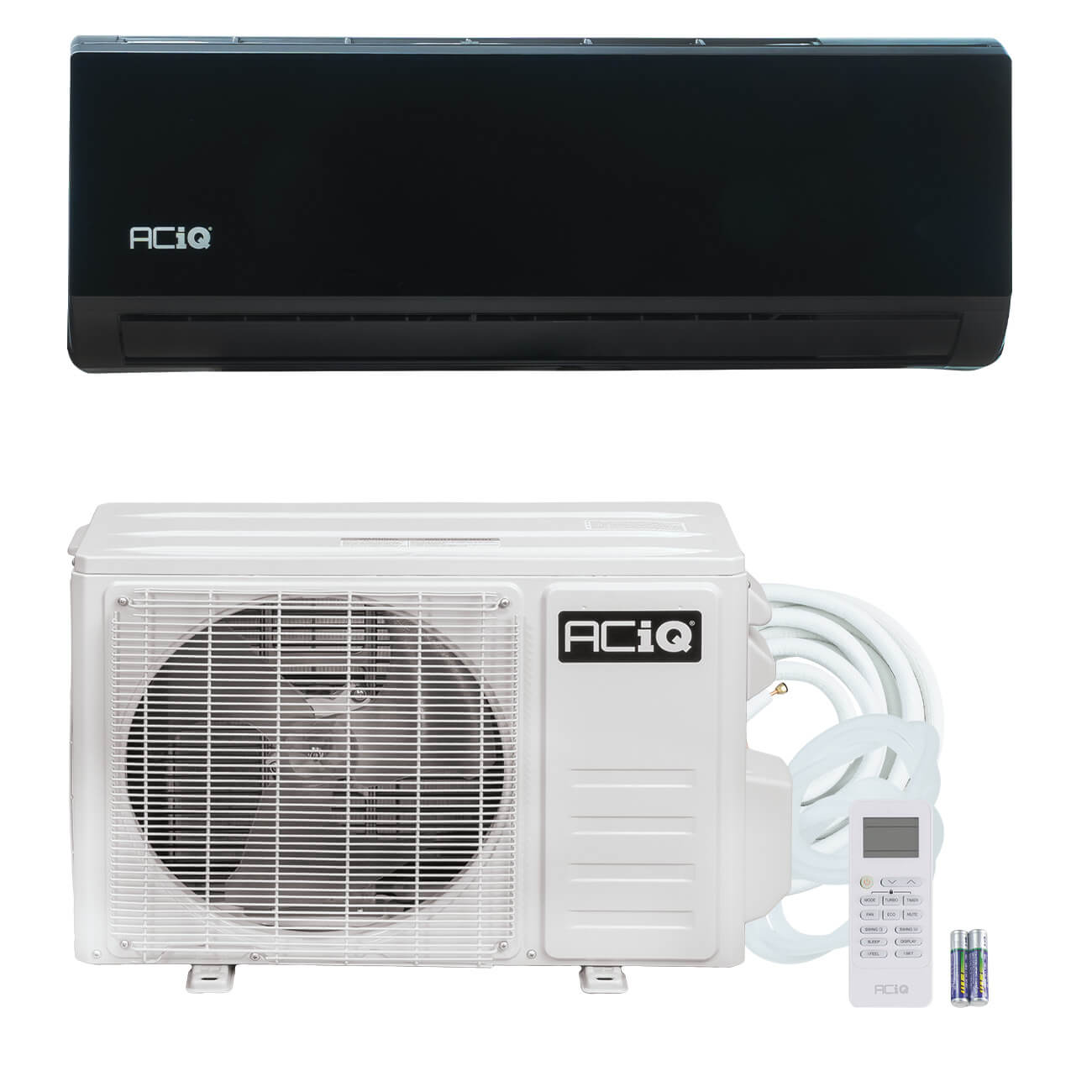 9,000 BTU 19 SEER2 ACiQ Essentials Single Zone Wall Mounted Mini Split System w/ WiFi - 115V - R454B