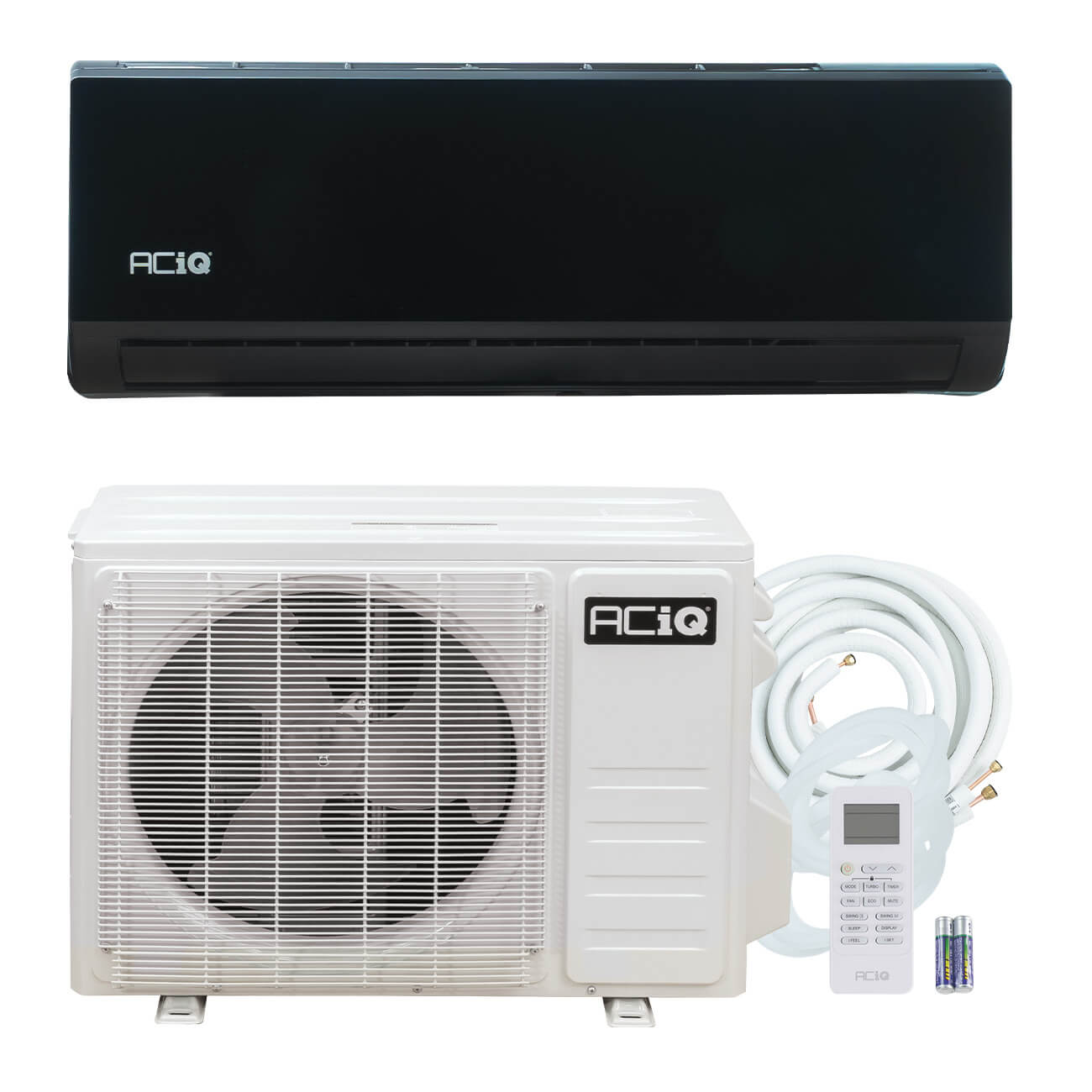 18,000 BTU 21 SEER2 ACiQ Essentials Single Zone Wall Mounted Mini Split System w/ WiFi - 230V - R454B