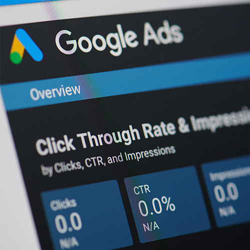 Google Ads dashboard showing HVAC paid advertising strategy