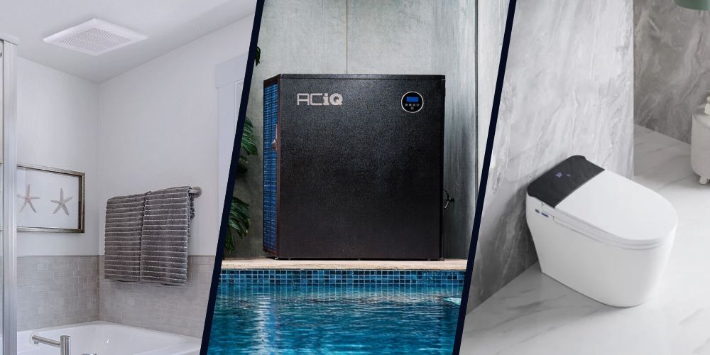 ventilation, pool heat pump and smart toilet upselling opportunities HVAC contractors